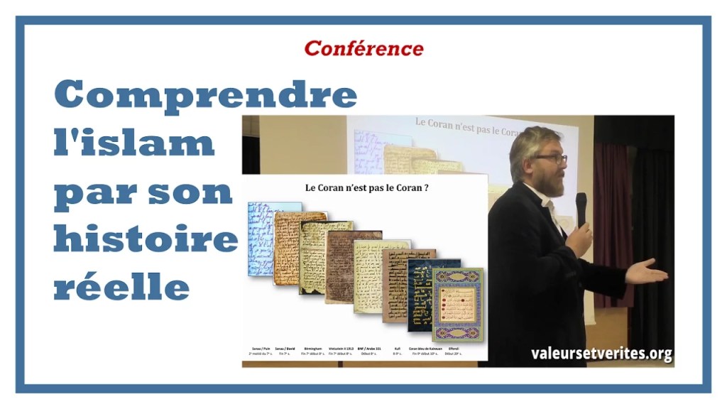 “Comprendre l’islam par son histoire réelle”, une conférence d&rsquo;Odon&nbsp;Lafontaine
